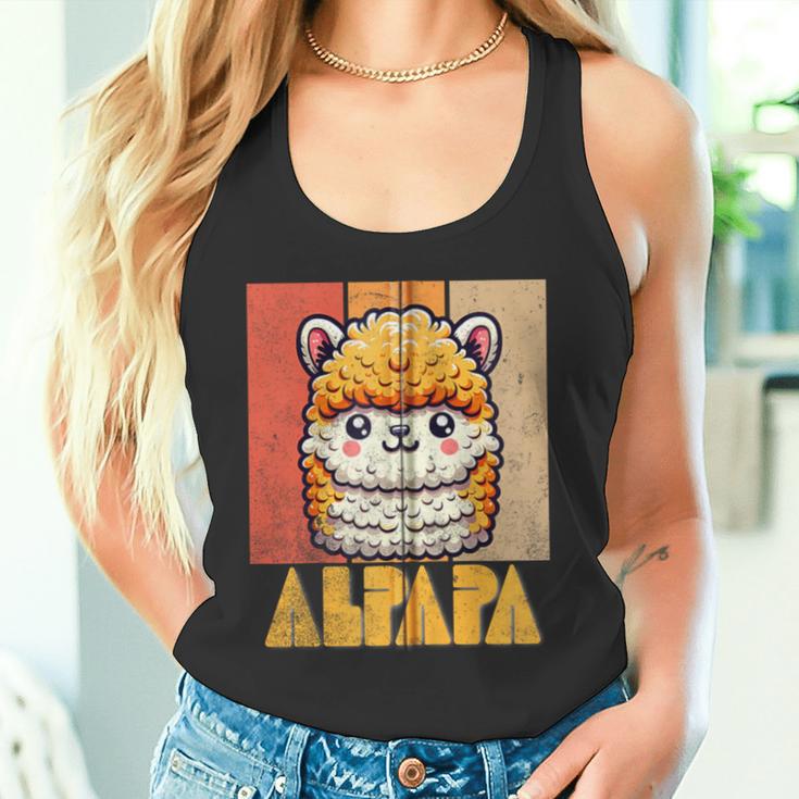 Alpapaatertag Papa Alpaka Retrointageatertag Lustiger Kapuzenjacke Tank Top