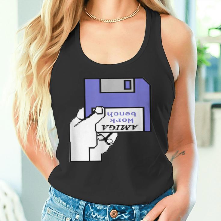 Amiga Workbench Diskette Insert Retro Computer Tank Top