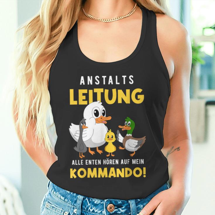 Anstaltleitung Alle Enten Hören Auf Mein Kommando Tank Top