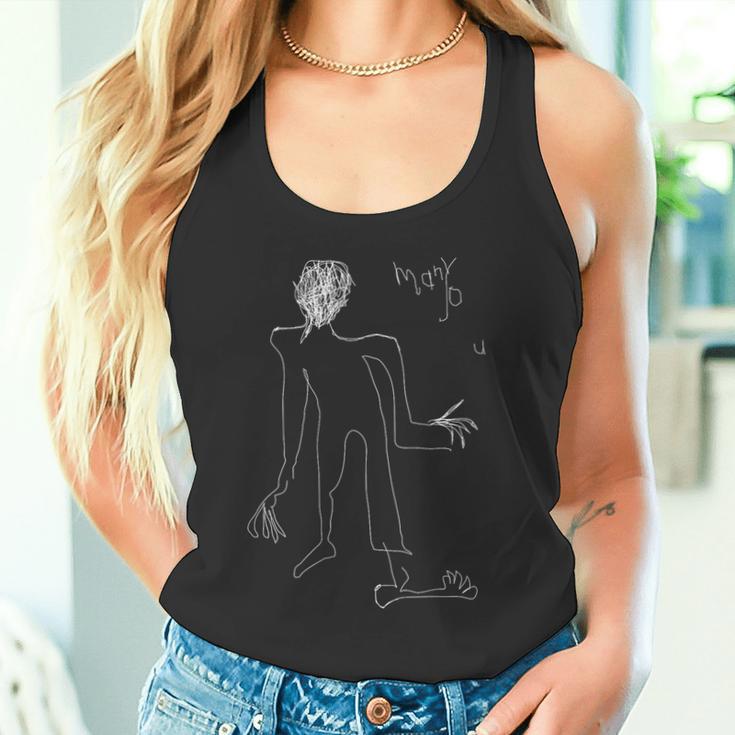 Backprint Figur Moderne Kunst Abstrakte Kunst Tank Top