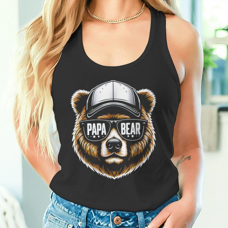 Bäratertags Für Papa Bear Spruch Lustig Tank Top