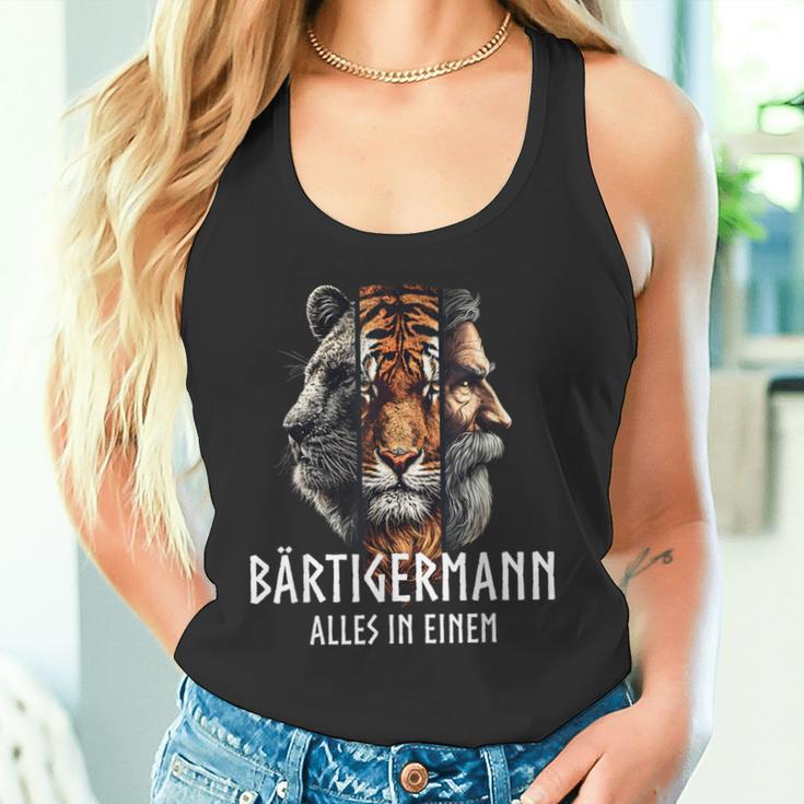 Bärtigermann Alles In Einem Bär Tigeriking Man Tank Top