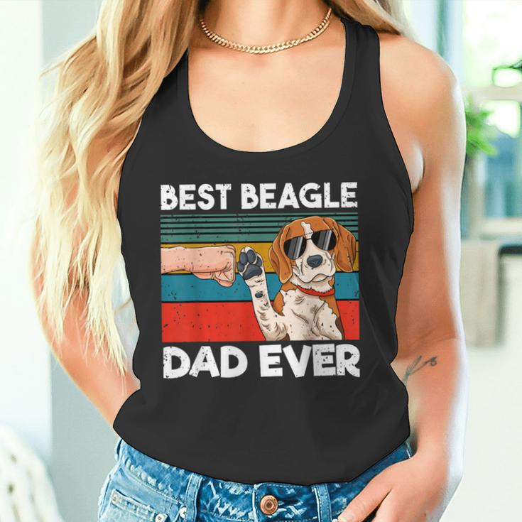 Best Beagle Dad Ever Best Beagle Dogs Dadintage Tank Top