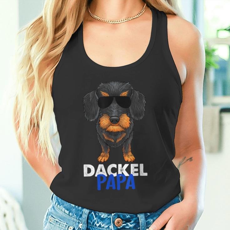 Best Dachshund Dad Ever Rauhaar Dachshund Dad Tank Top