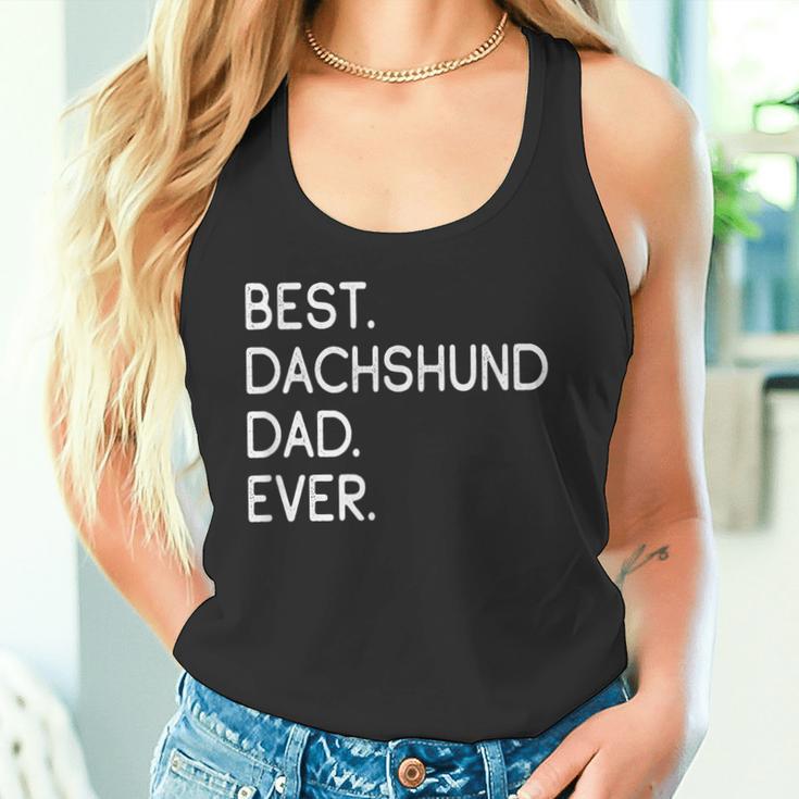 Best Dachshund Dad Ever Teckel Dachshund Papa Tank Top