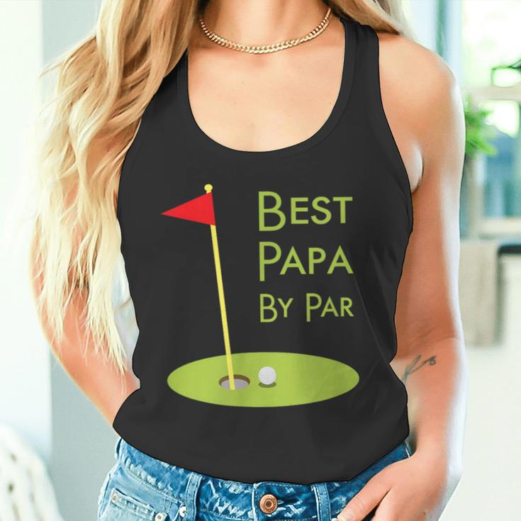 Best Dad By Paratertagsgeschenk Für Papa-Golfer Tank Top