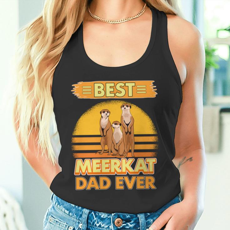 Best Meerkat Dad Ever Papaatertag Erdmännchen Tank Top