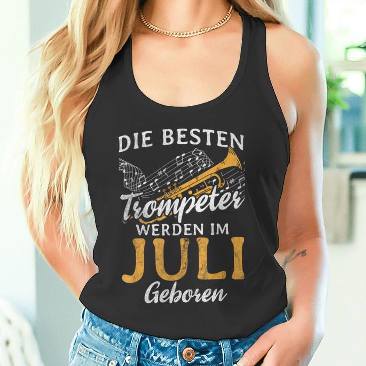 Best Trumpeter Im Jli Geboren Blasmusik Trumpet Tank Top