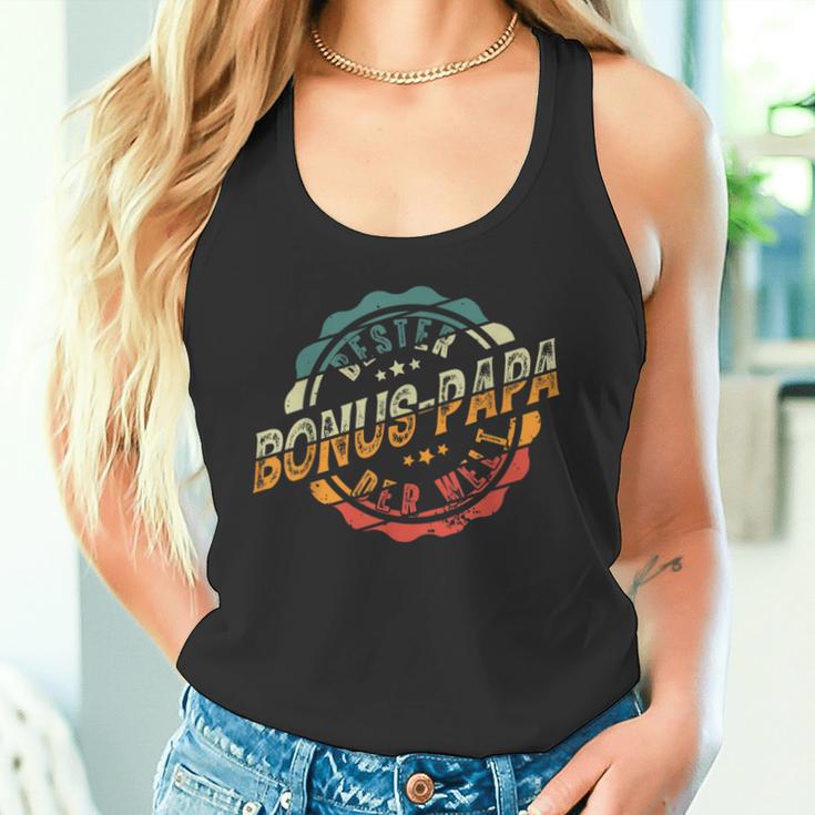 Bester Bonus Papa Der Welt Stepfater Bonuspapa Tank Top