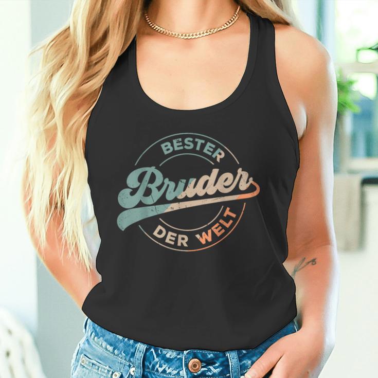 Bester Bruder Der Welt Retro Father's Day Brotherintage S Tank Top