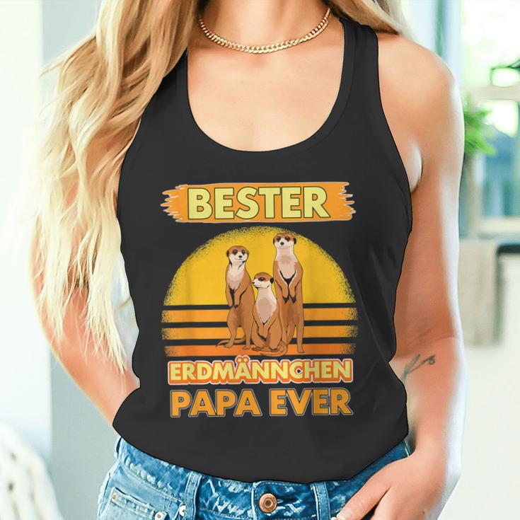 Bester Erdmännchen Papa Everatertag Erdmännchen Tank Top