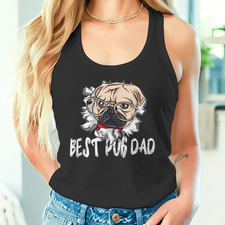 Bester Mops Papa Aller Zeitenintage Tank Top