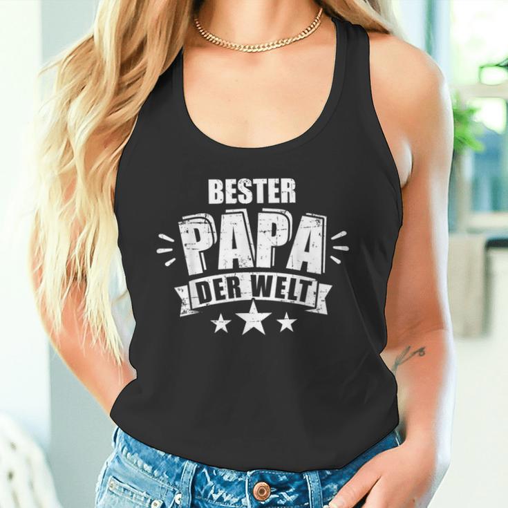 Bester Papa Der Welt German Langu Tank Top