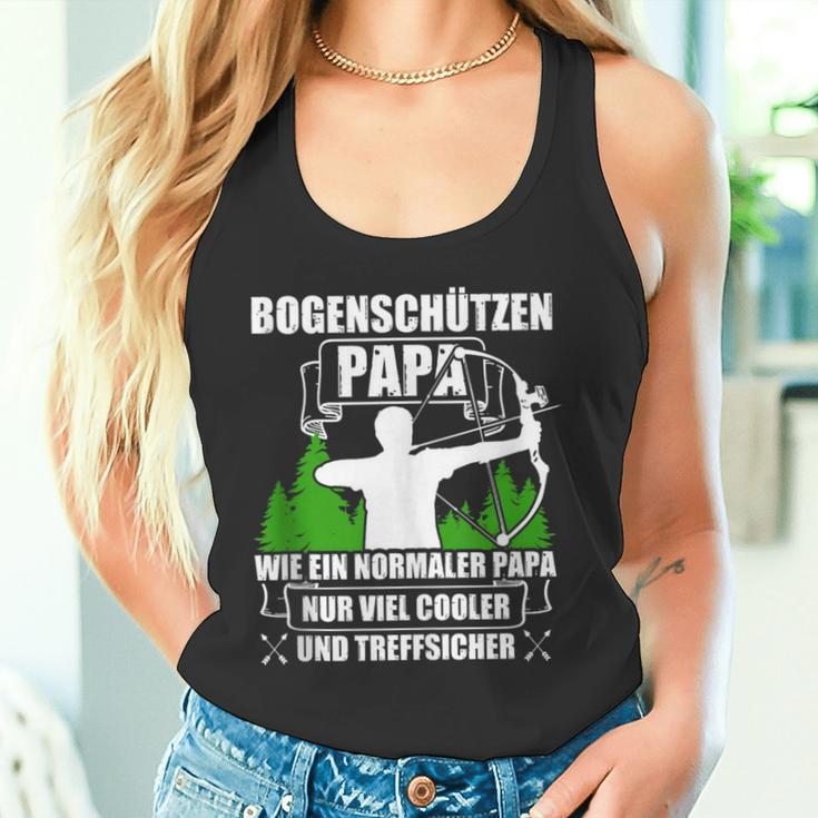 Bogenschützen Papa Pfeil Und Bogen Bogenschießen Tank Top