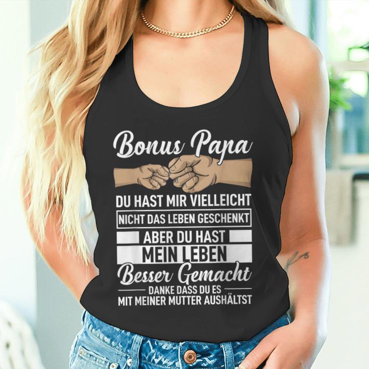 Bonus Papa Du Hast Mir Zwar Nicht Das Leben Geschenkt Tank Top