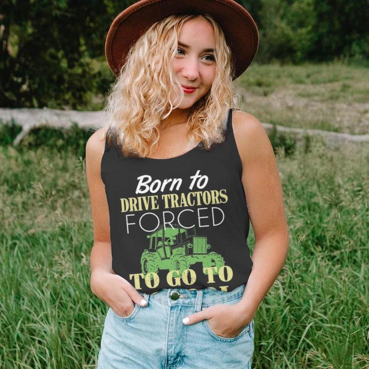 Born To Farm Forced To Go To School Tank Top