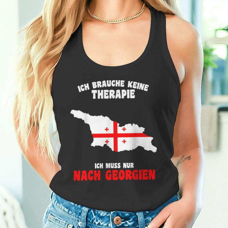 Brauche Keine Therapie Ich Muss Nur Nach Georgien Tank Top