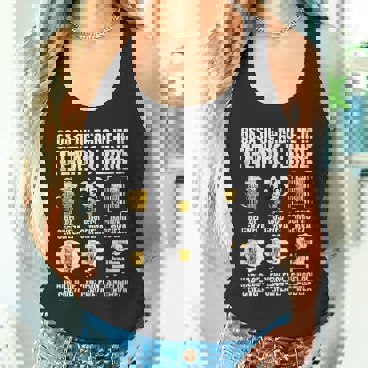 Cerveza Hombre Cosas Que Hago En Mi Tiempo Libre Cerveza Camiseta sin mangas