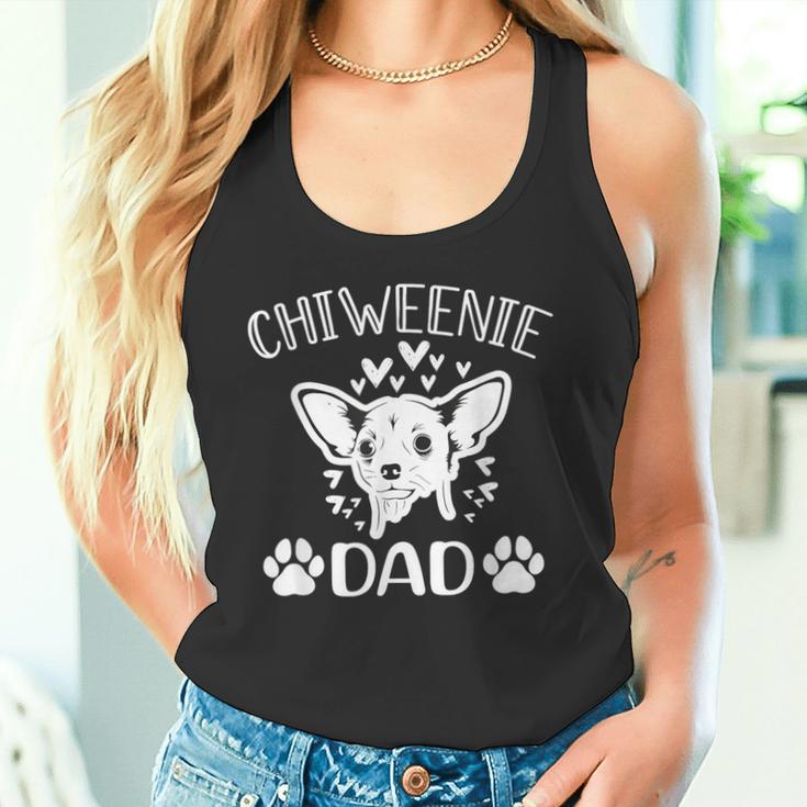 Chiweenie Papa Lustiger Chihuahua Süßer Hund Besitzer Spruch-Geschenke Tank Top