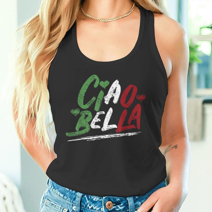 Ciao Bella Italy Flag Italian Tank Top