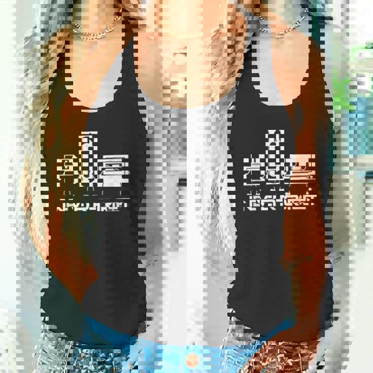 Cinta De Cassette De Audio Never Forget Camiseta sin mangas