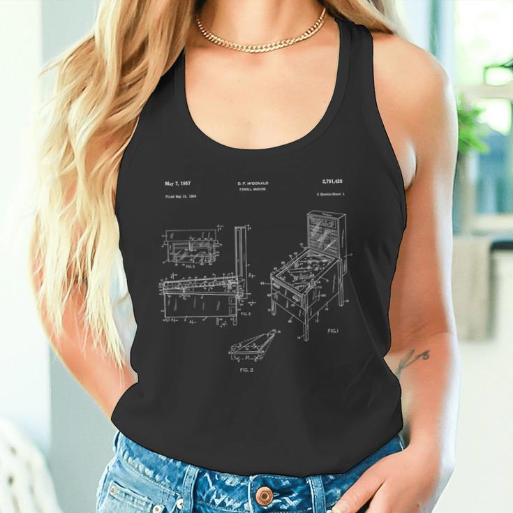 Classic Retro Pinball Pinball Patent Tank Top