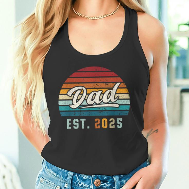 Dad Est 2025 Ersteratertag Frischgebackener Papa Tank Top