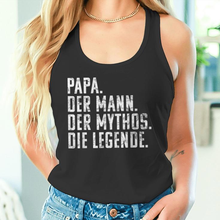 Dad Man Mythos Die Legend Father's Day Birthday Tank Top