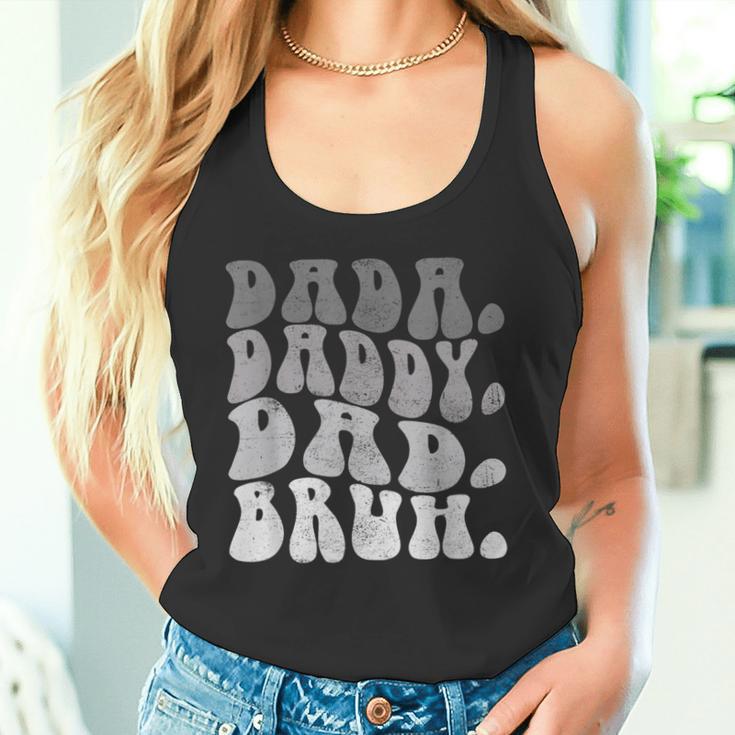 Dada Daddy Dad Bruh Lustiger Ehemann Papaatertag Herren Tank Top