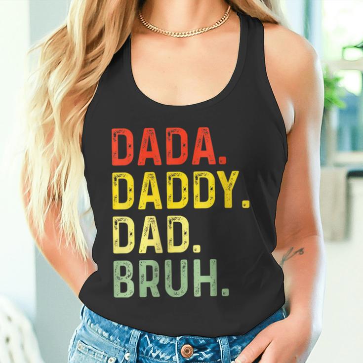 Damen Männer Papa Papa Bruhatertagintage Lustigater Mit-Ausschnitt Tank Top