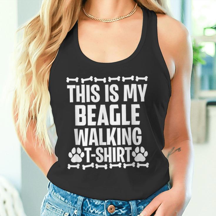 Das Ist Mein Beagle Walking Tank Top