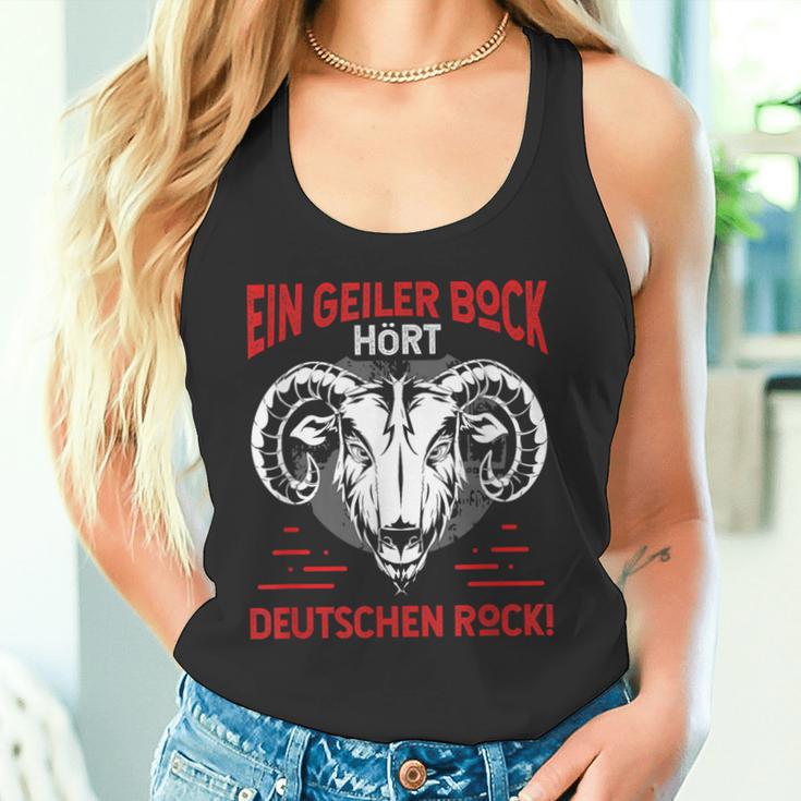 Deutschrock Ein Geiler Bock Hören German Rock Tank Top