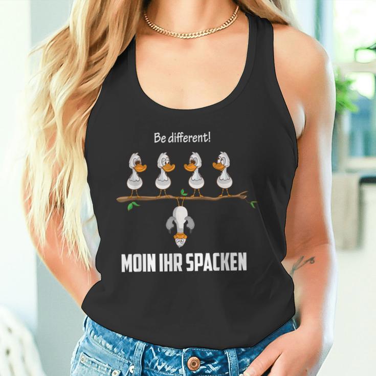 Be Different Sagt Die Möwe Moin Ihr Spacken North German Tank Top