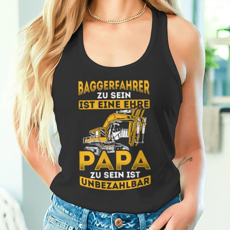 Digger Driver Honor Dad Priceless Digger Digger Driver Tank Top