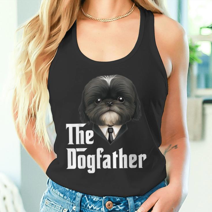 The Dogfather Shih Tzu Dad Shih Tzu Papa Lustiger Hundebesitzer Tank Top