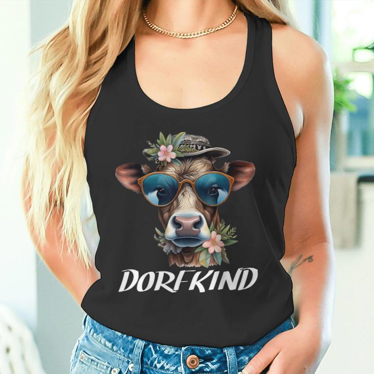 Dorfkind Bauern & Landwirt Kuh Geschenke Dorfkinder Kühe Tank Top