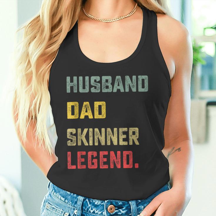 Ehemann Papa Skinner Legendeatertag Lustig Tank Top