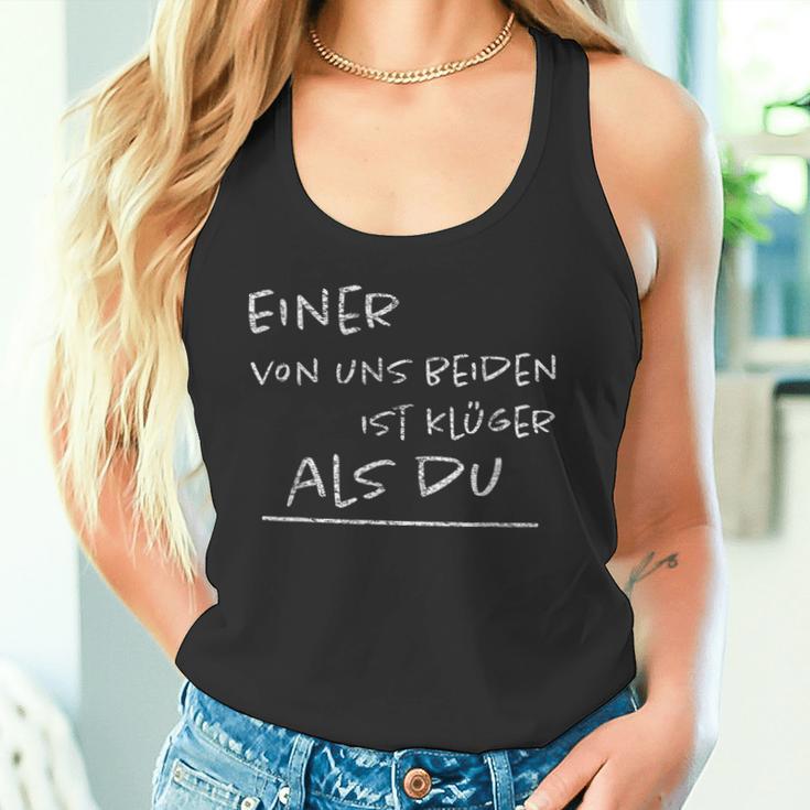 Eineron Uns Zwei Ist Klüger Als Du Tank Top