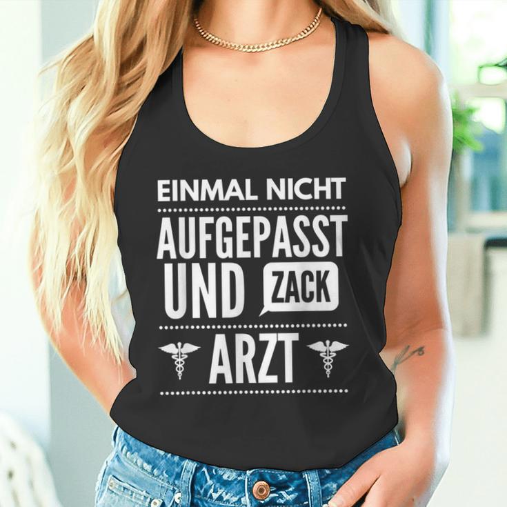 Einmal Nicht Sicht Und Zack Doctor Medicine Exams Tank Top