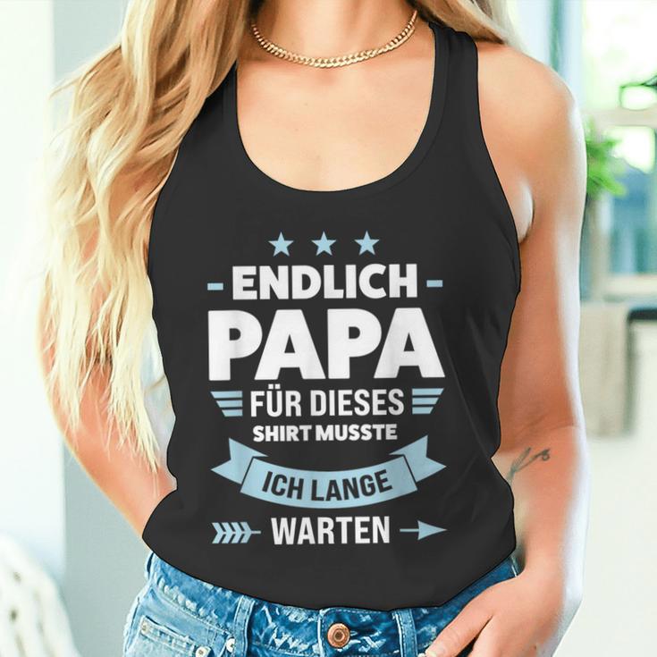 Endlich Papa Familie S Tank Top