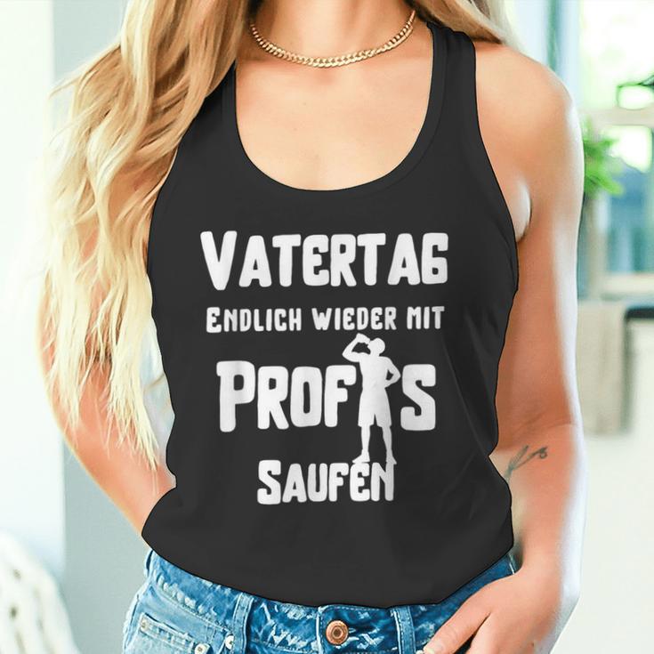 Endlich Wieder Mit Profis Saufen Alcohol Handcart Tank Top