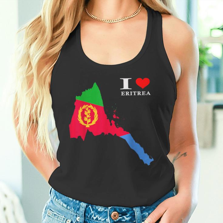 Eritrean Map Flag Tank Top