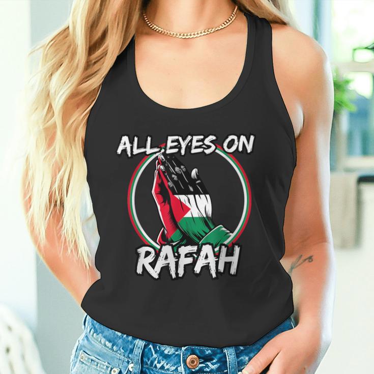 All Eyes On Rafah Betende Hände Palestina Flagge Tank Top