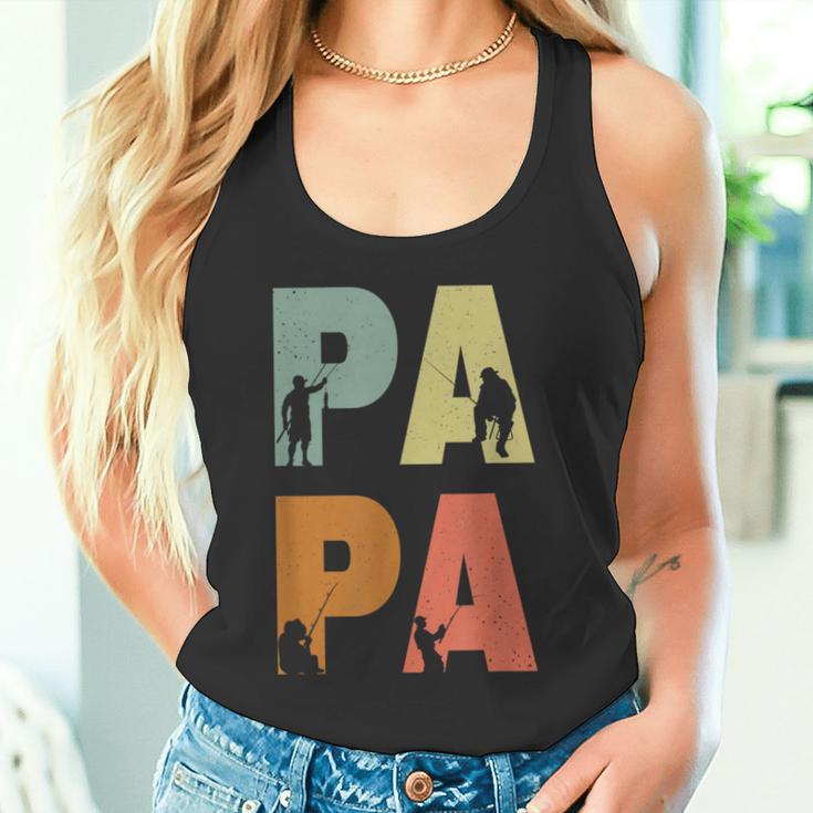 Fishing Angeln Lustiger Spruch Angel Papa Cool Tank Top