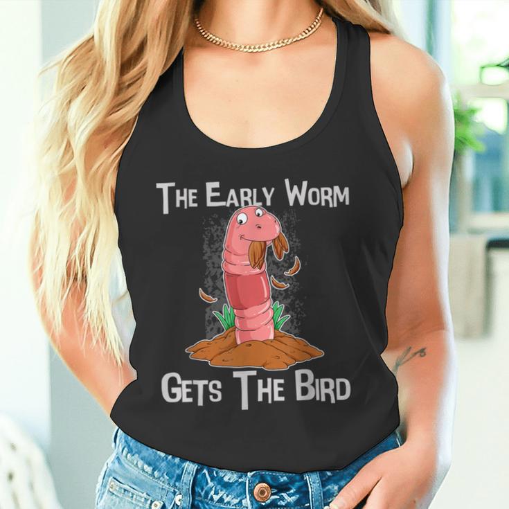 Der Frühe Wurm Catches Denogel Early Riser Tank Top