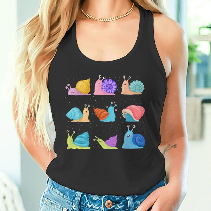 Snail Garden Snail Tank Top