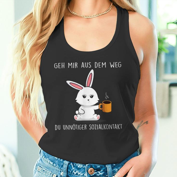 Geh Mir Aus Dem Weg Du Unnötiger Sozialkontakt German S Tank Top