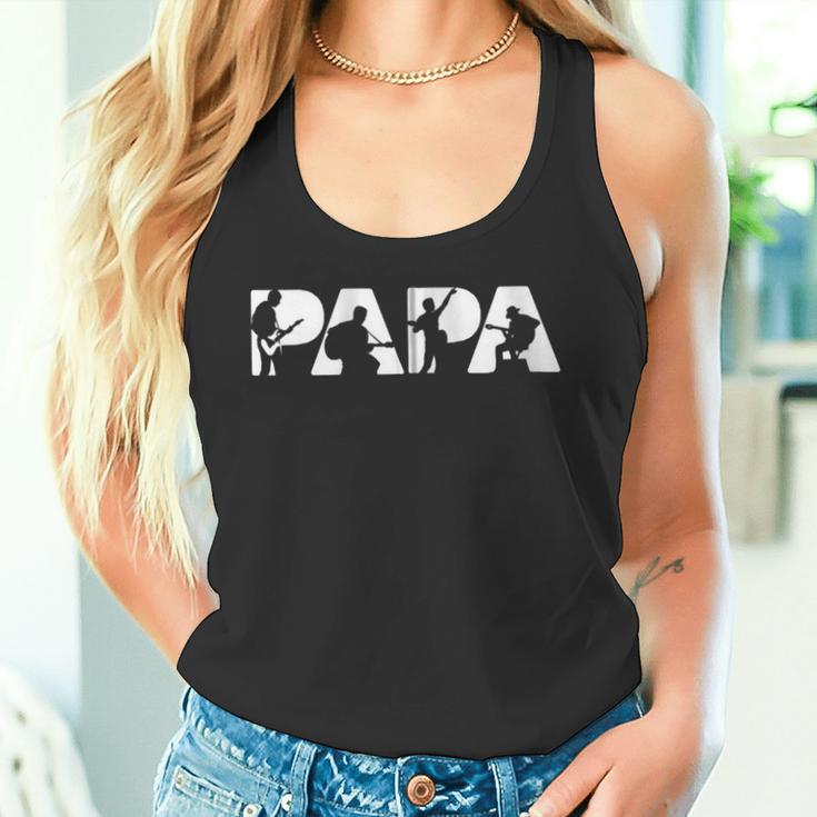 Gitarre Papa Retrointage Lustig Papa Gitarre Kapuzenjacke Tank Top