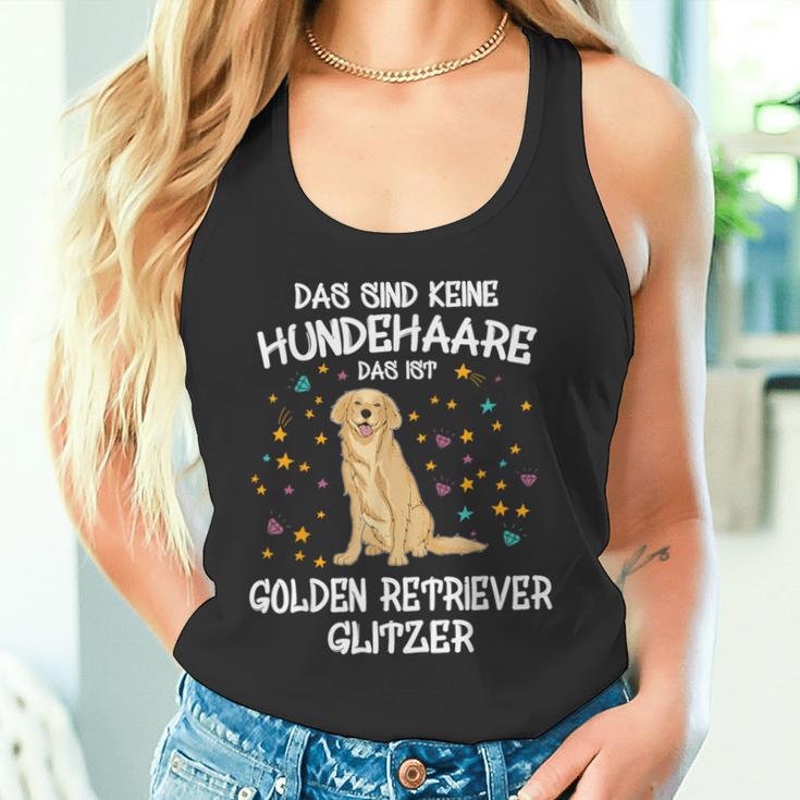 Golden Retriever Glitter Dog Holder Mix Dog Tank Top