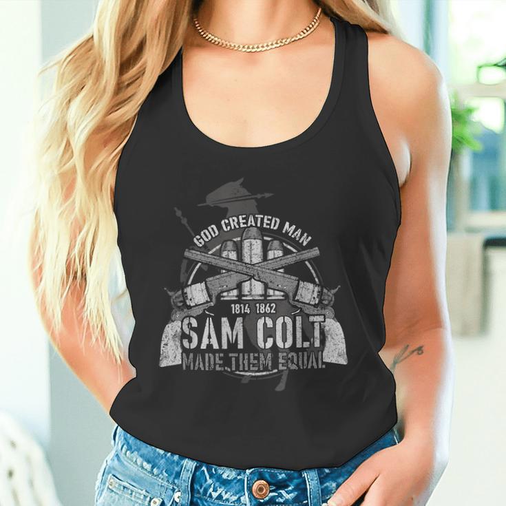 Gott Schuf Den Menschen Sam Colt Machte Sie Gleiche Tank Top